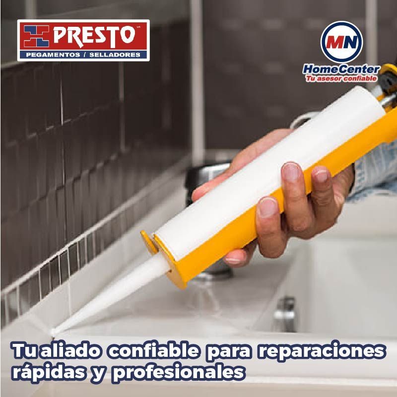 Sellador Acrílico Siliconizado Blanco Sky Cril 300 mL