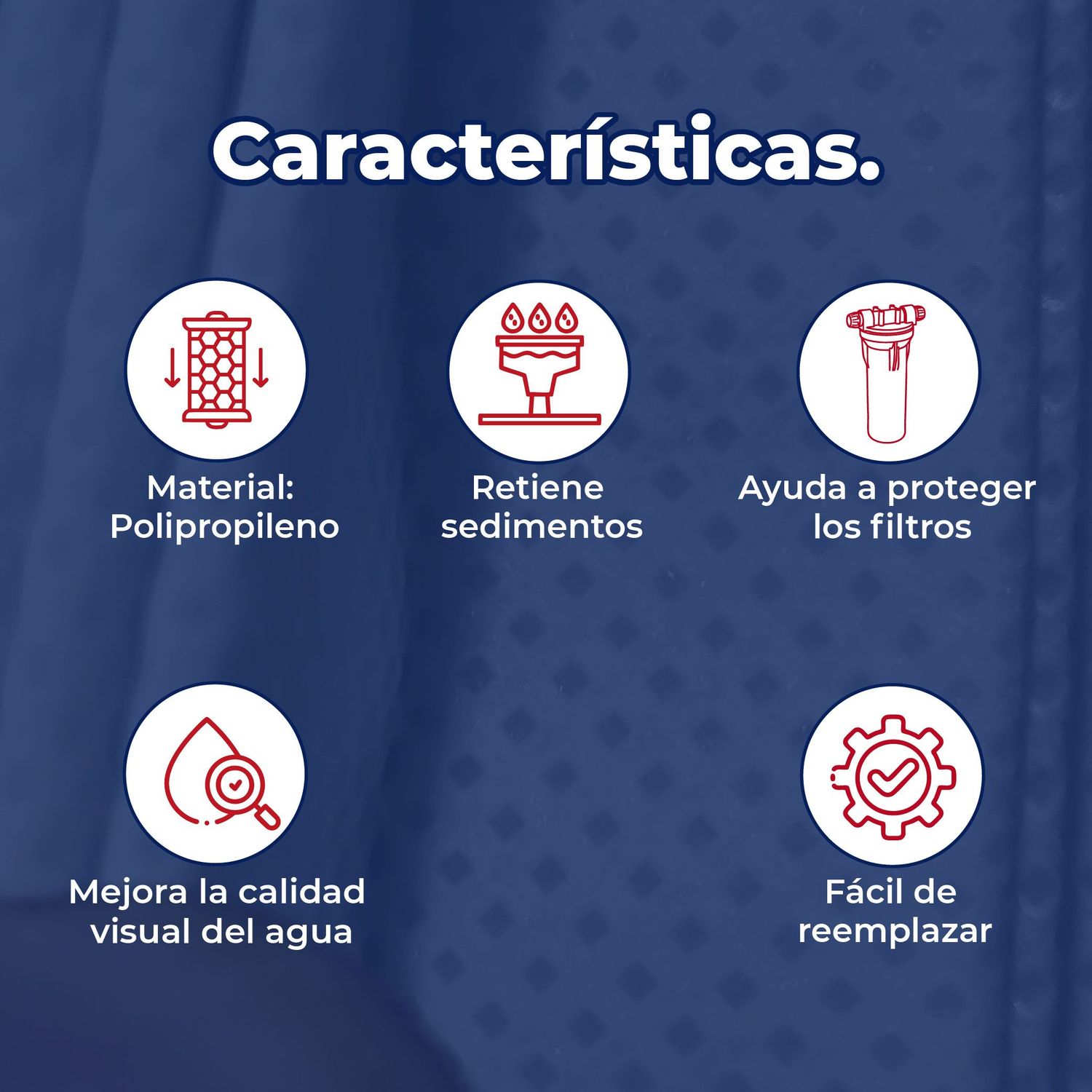 Cartucho Rotoplas Polipropileno Filtro Estándar Paso 1