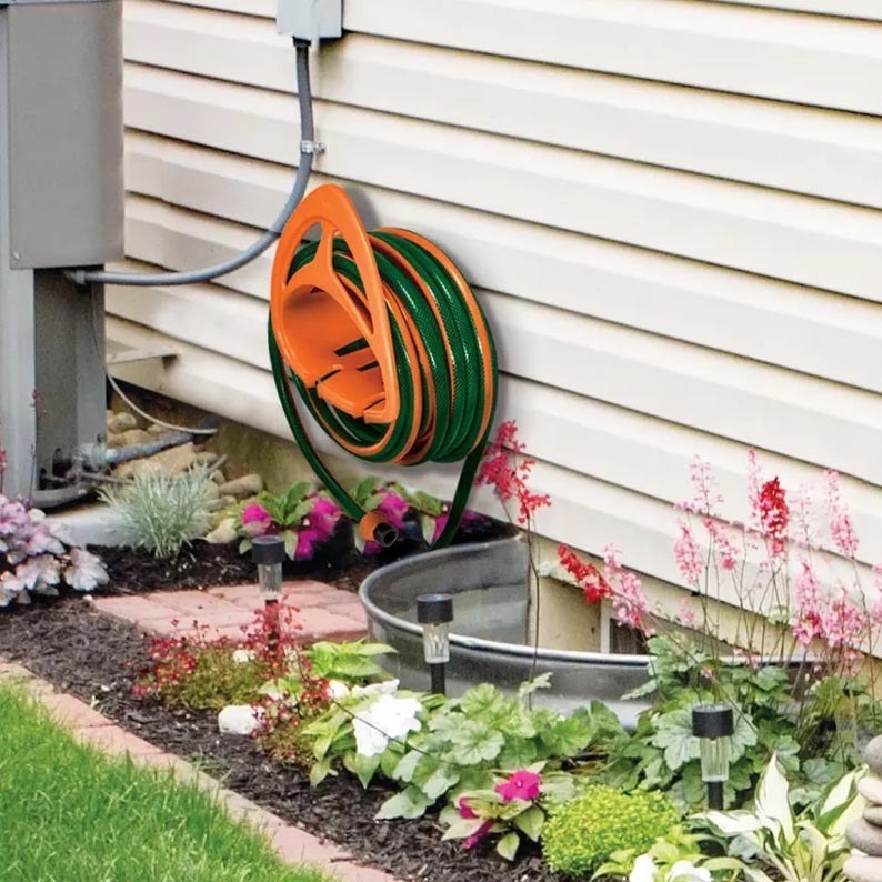 Portamanguera 25 mts Truper Plástico Naranja