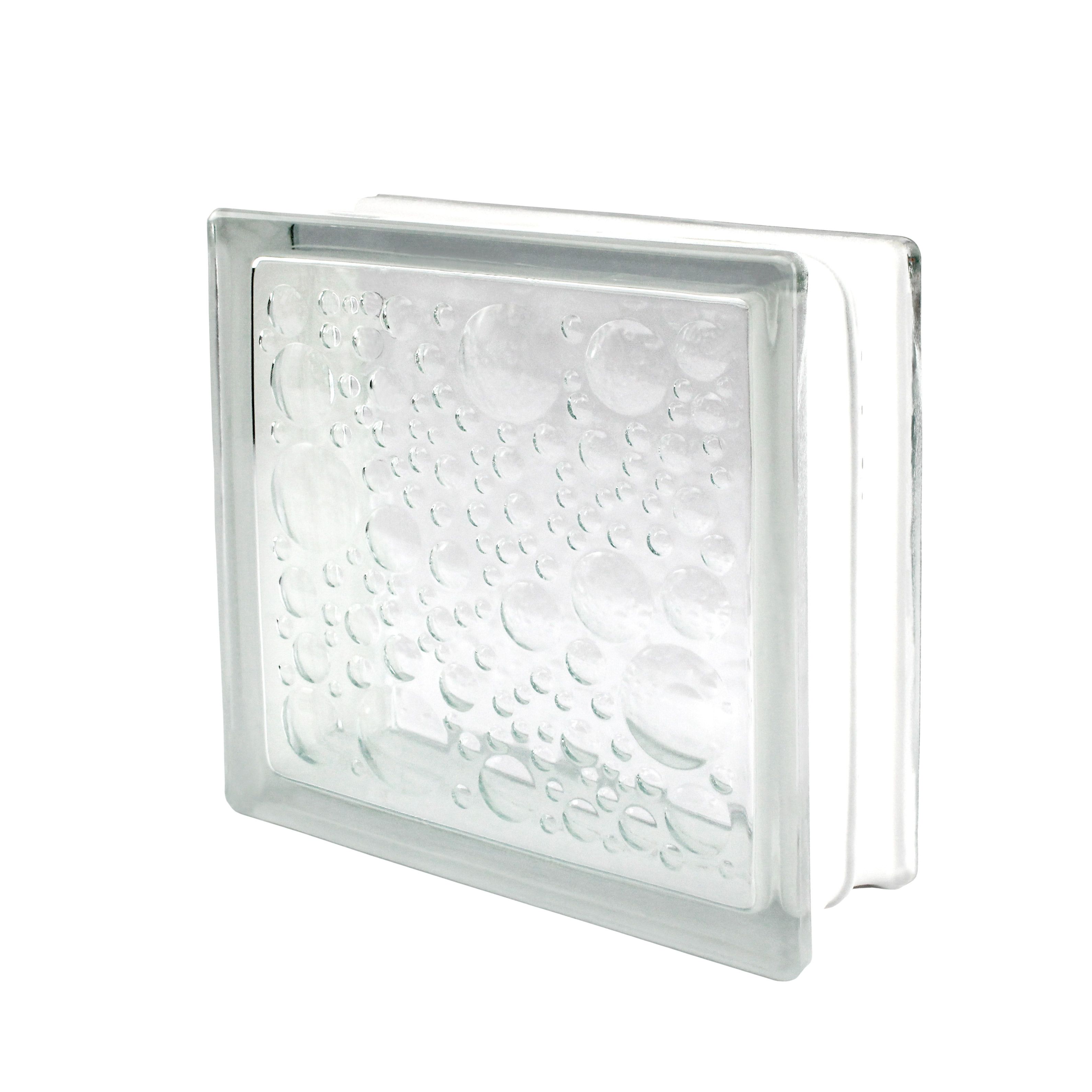 Vidrio Block Burbuja Fontibre 19 x 19 x 8 cm