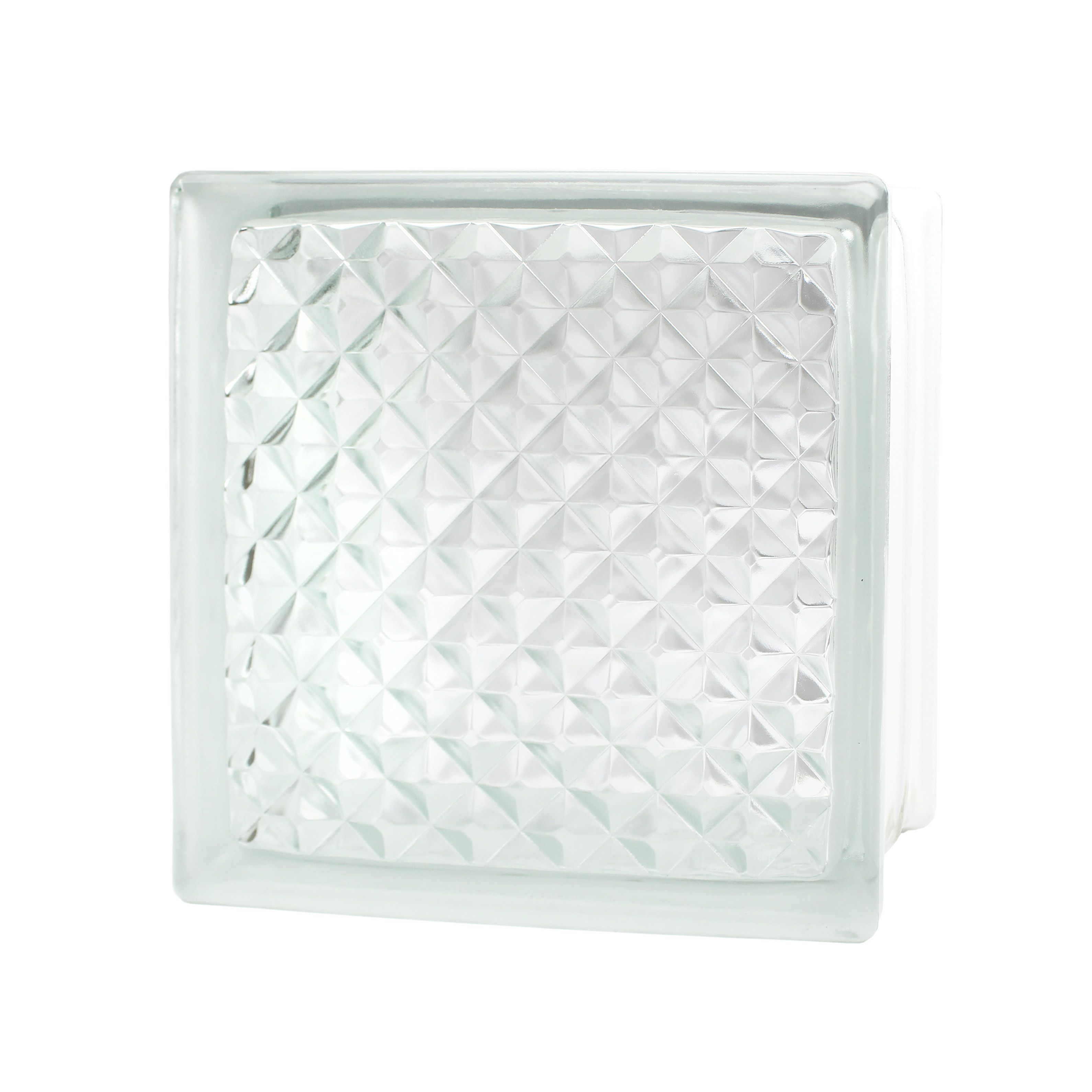 Vidrio Block Lattice marca Fontibre 19 x 19 x 8 cm