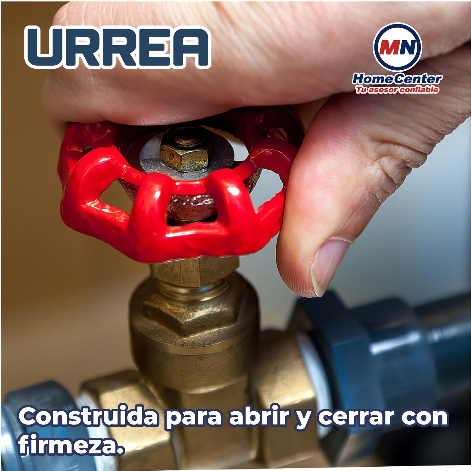 Válvula de Compuerta Roscable Urrea 25 mm 1 Pulgada de Bronce