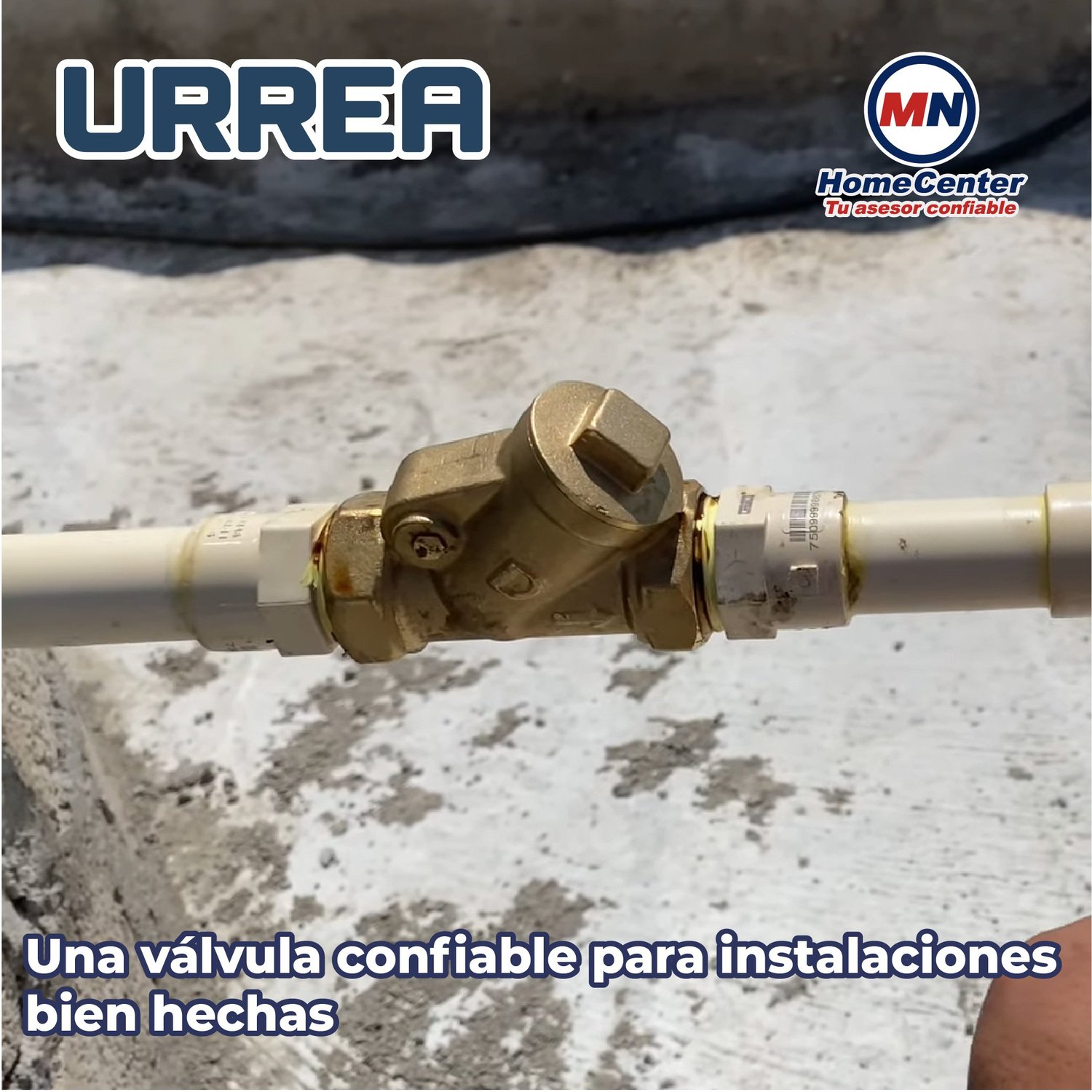Válvula de Retención Check Tipo Columpio Urrea 19 mm 3/4 Pulgada