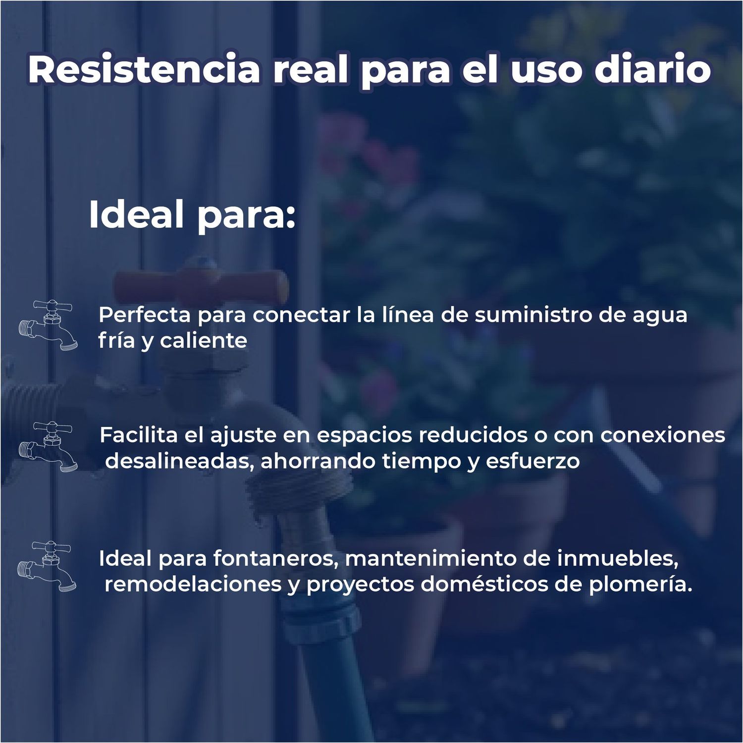 Llave Para Manguera Corta Urrea 1/2 Bronce