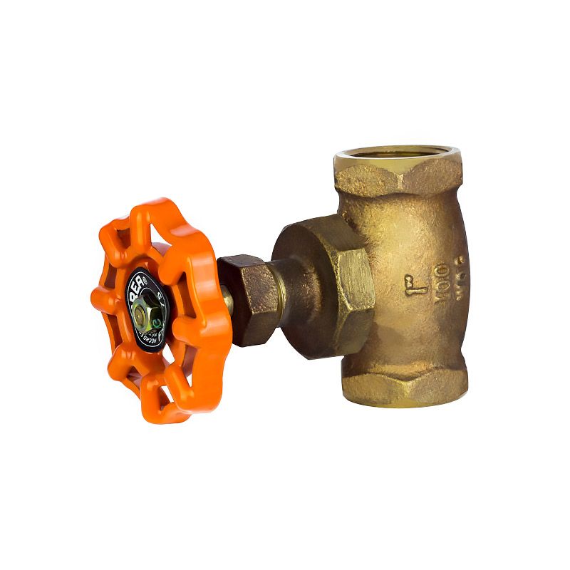 Válvula Globo Roscable Bronce Urrea 1 pulg