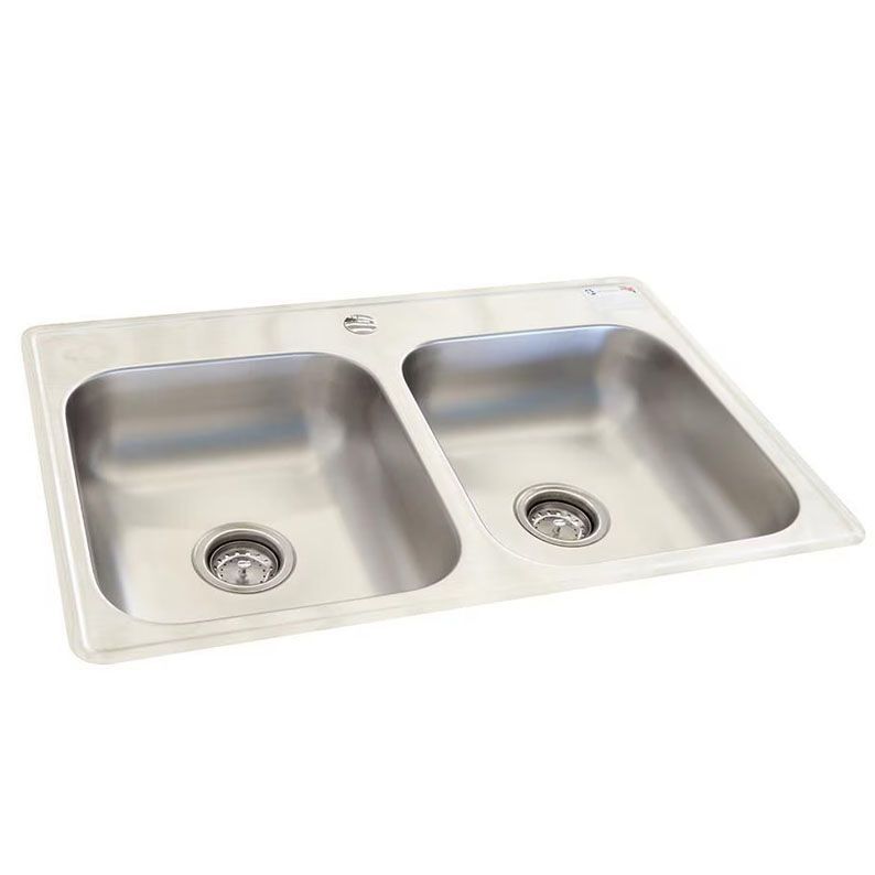 Fregadero Eb Técnica 84 x 56 cm 2 Tinas M11022