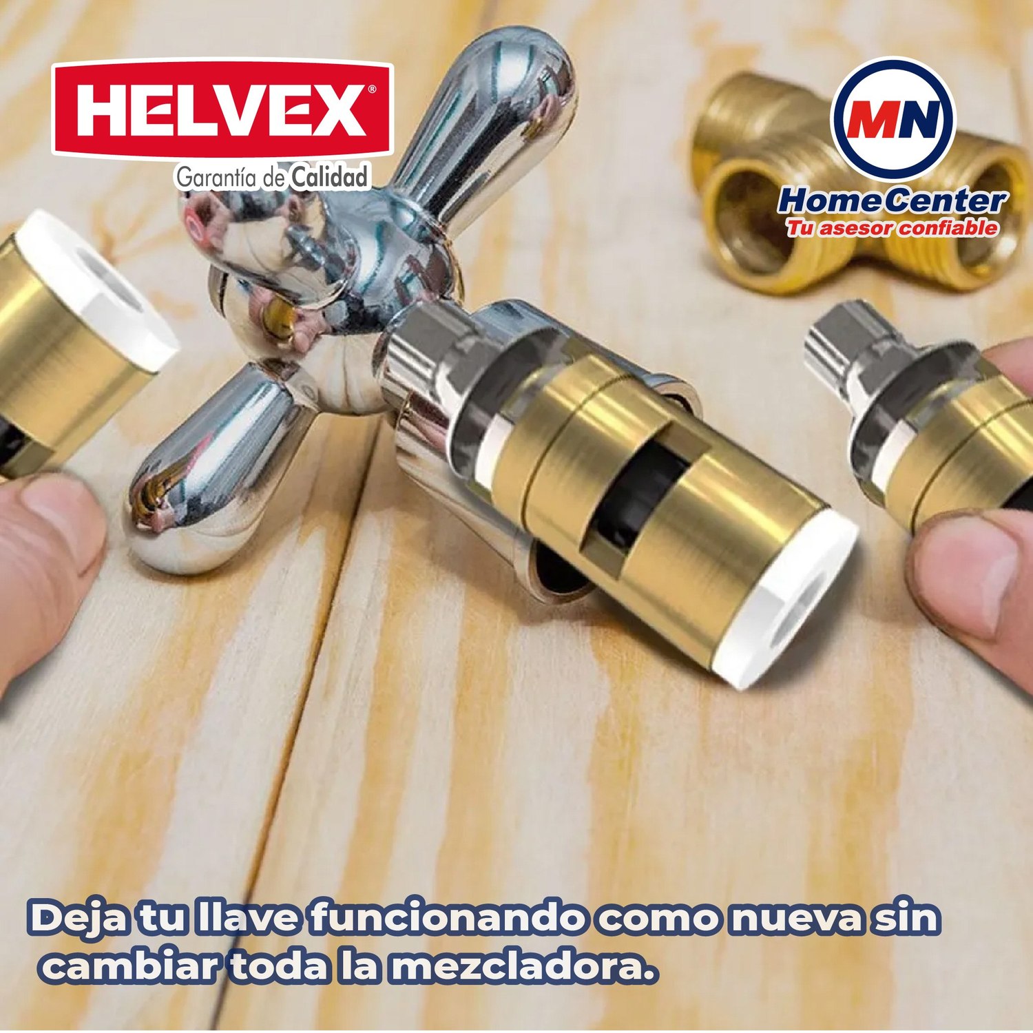 Valvex II Chico 1/4 Vuelta Derecho Helvex