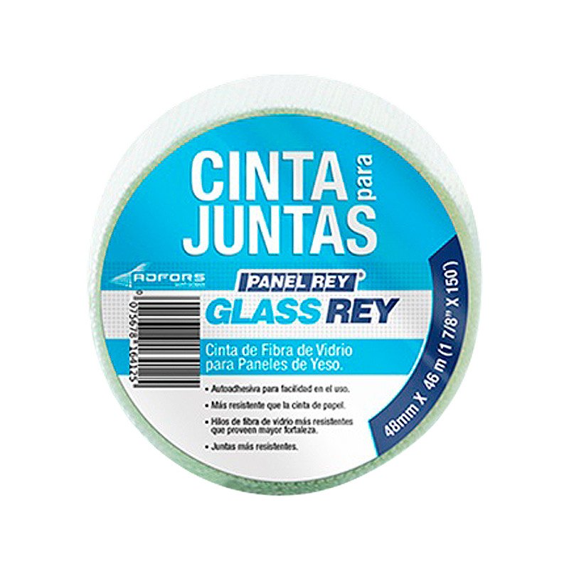 Cinta Fibra Vidrio 7.50 cm 3 x 45 m Blanca