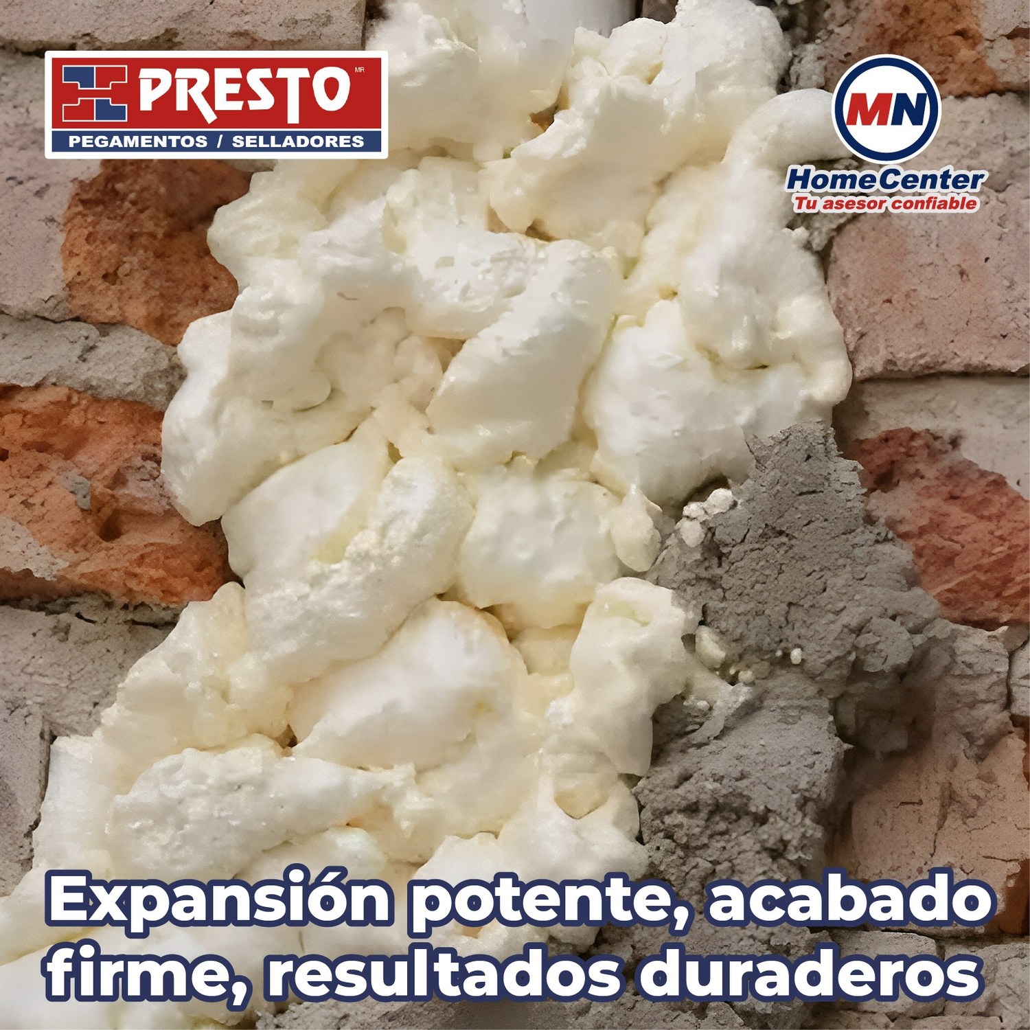 Espuma Poliuretano Presto Foam Secado Rápido 750 ml