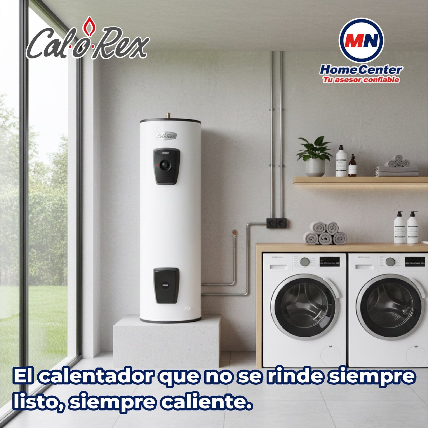 Calentador Depósito Eléctrico 140 L Calorex Vattium 220-240v