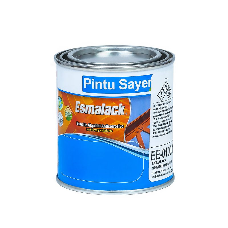 Esmalte Anticorrosivo Pintu Sayer Negro 250 mL