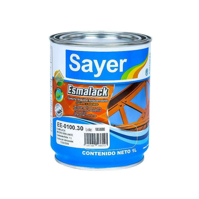 Esmalte Anticorrosivo Sayer Blanco 1 Lt