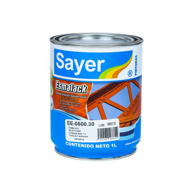 Esmalte Anticorrosivo Sayer Rojo 1 Lt