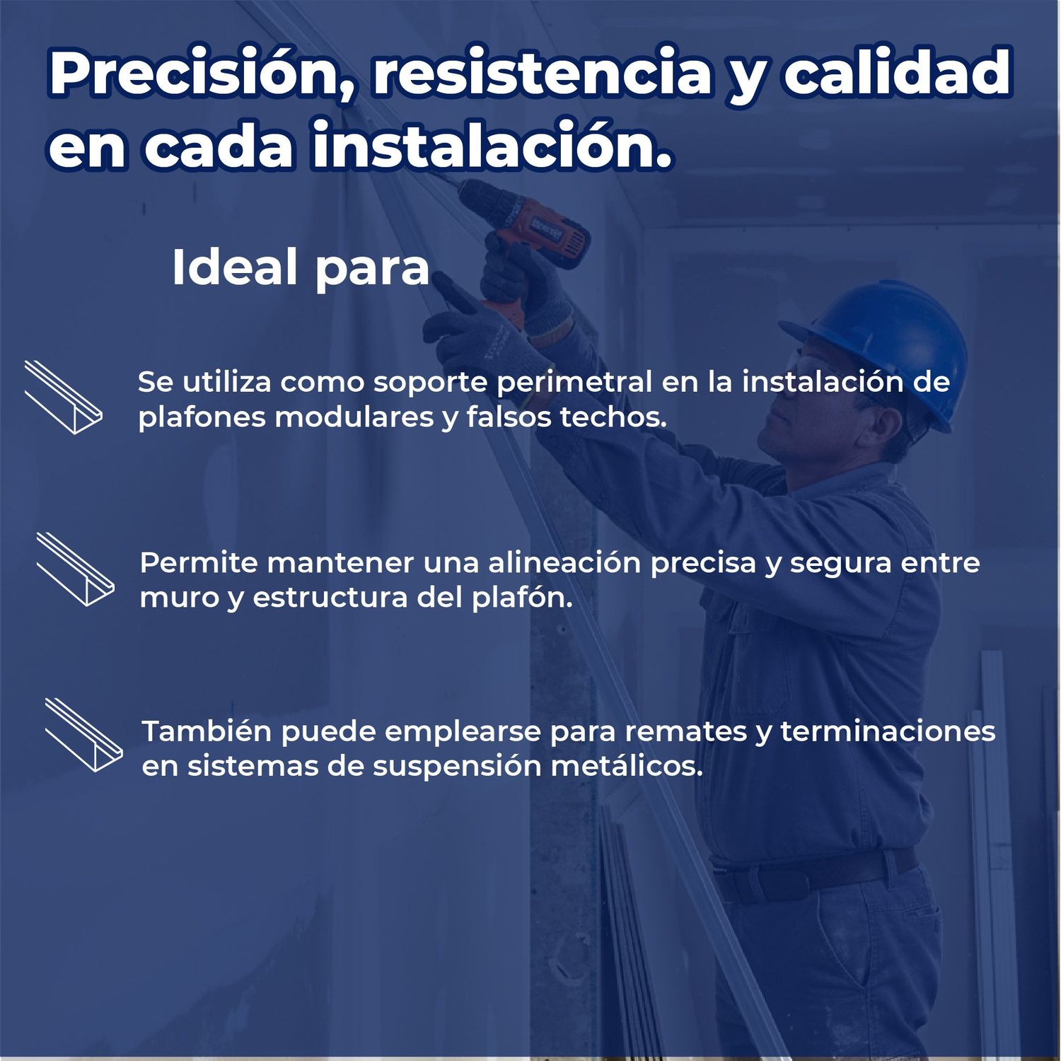 Angulo Perimetral Prelude 15/16X3.66M