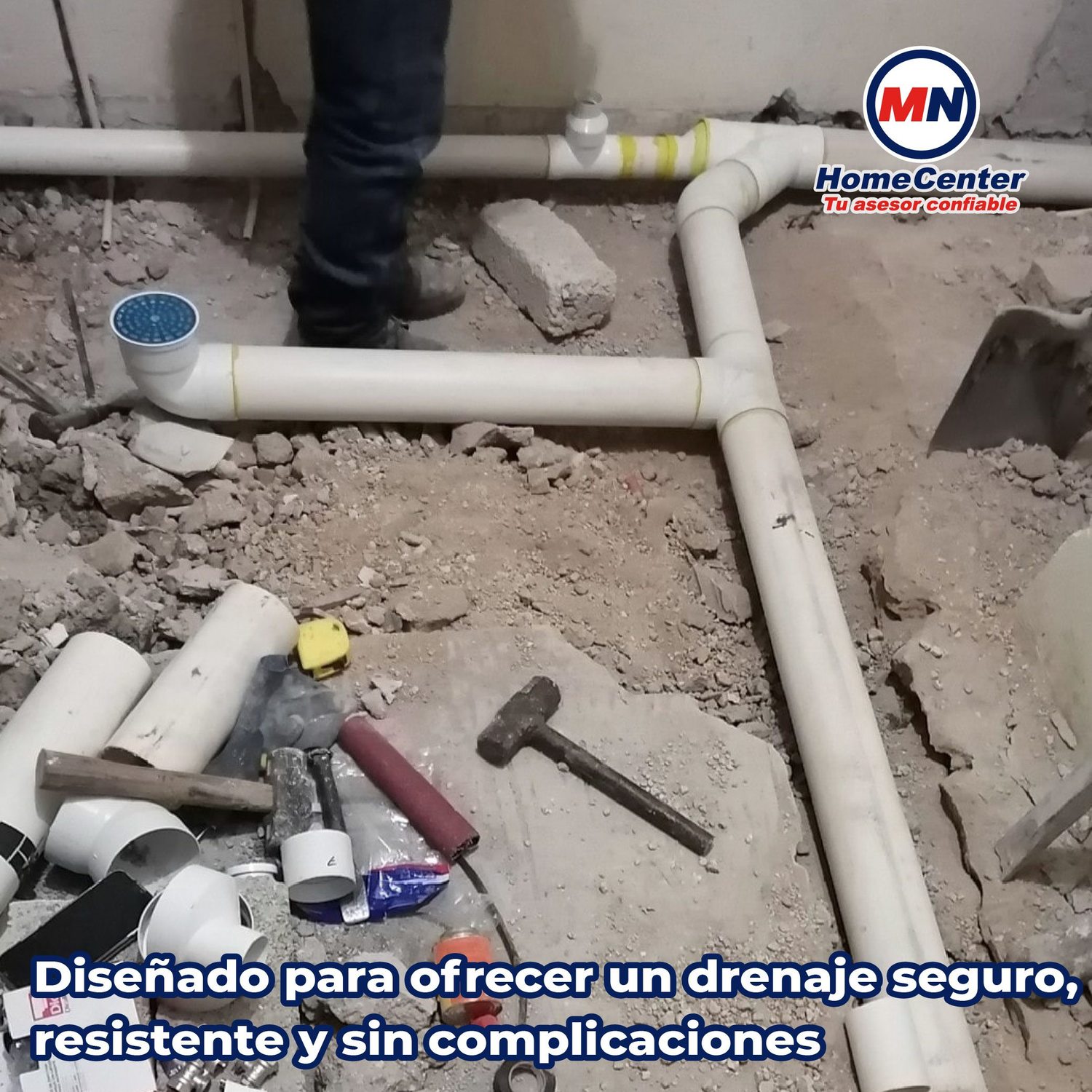 Tubo PVC Sanitario Norma 50 MM 2 (M)