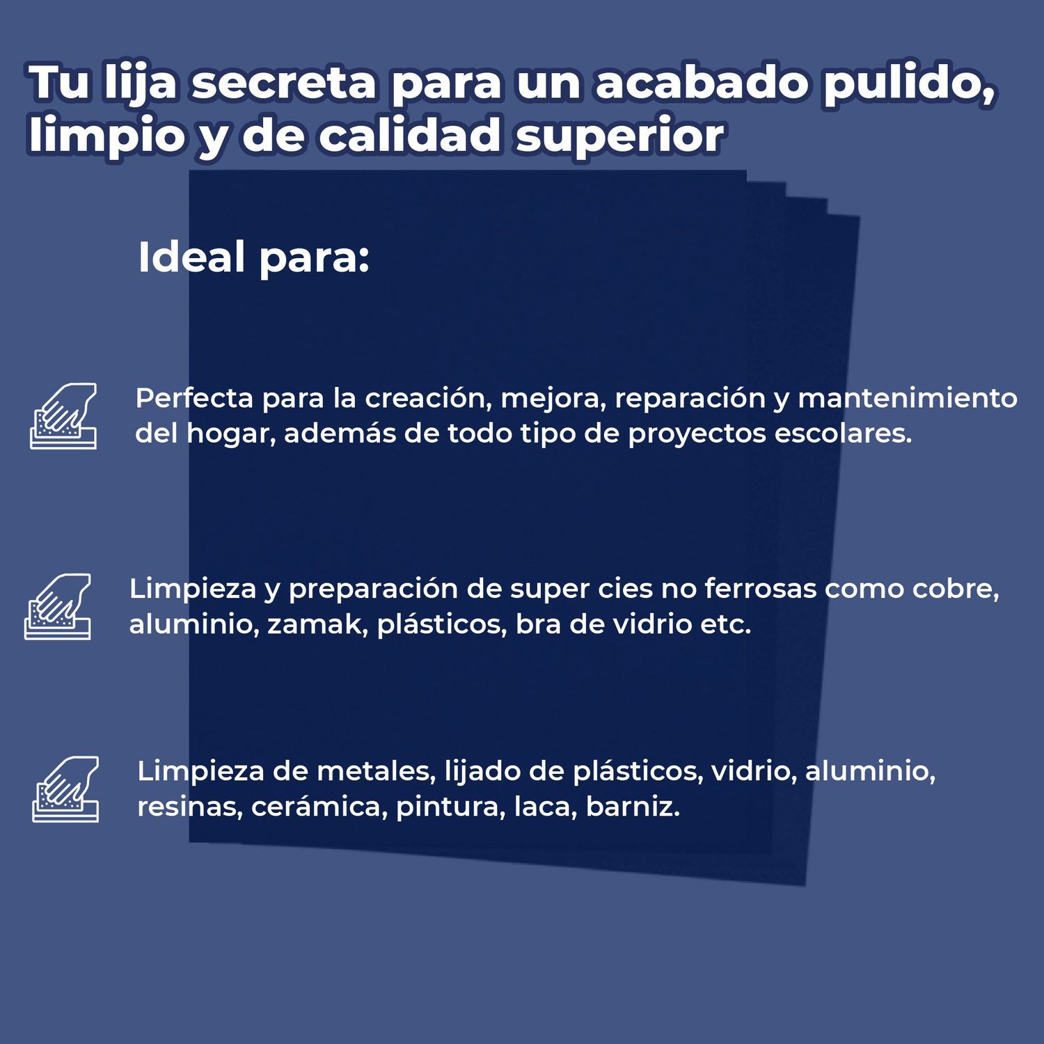 Lija de Agua Fandeli Grado 400 9 x 11 Pulgadas