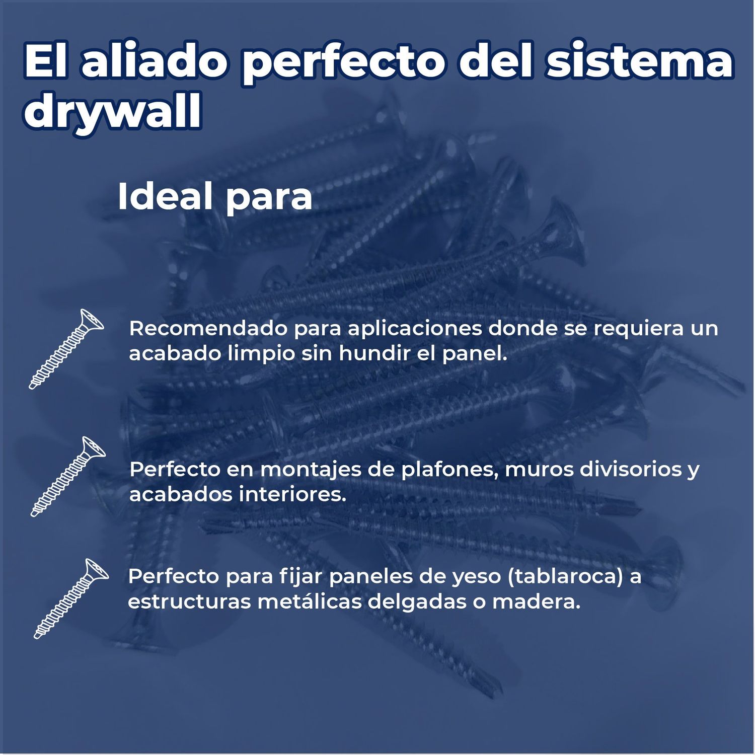 Tornillo STD CAB Corneta 28.6 6X1 1/8 (17.24) (Precio por kilo)