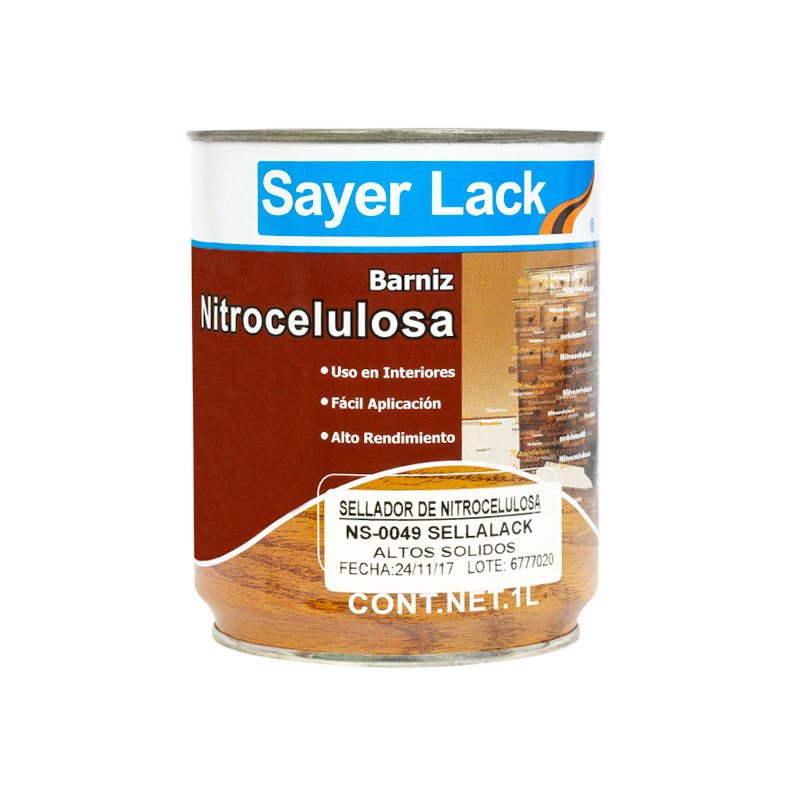 Sellador Madera Sayer Lack Altos Solidos Brillante 1 Lt