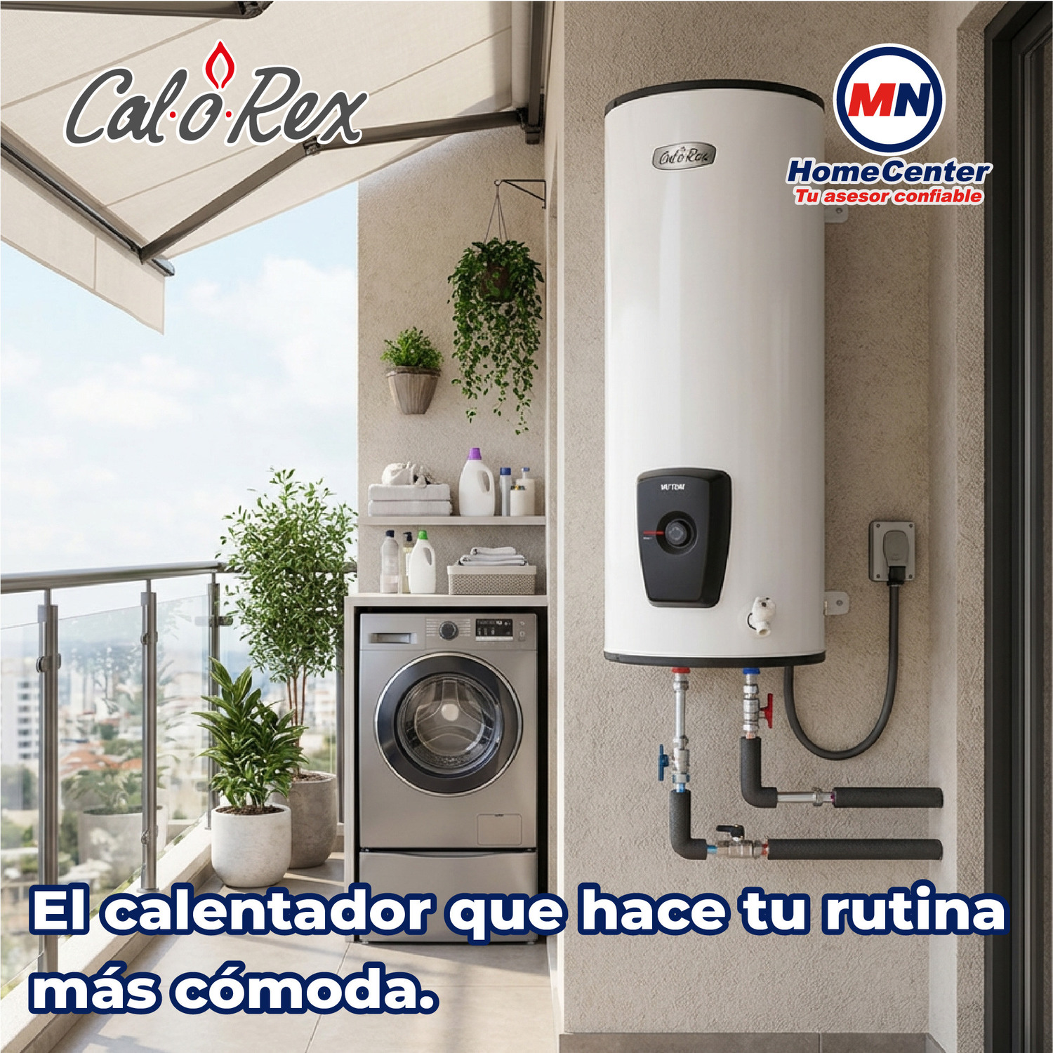 Calentador de Depósito Eléctrico Calorex 62 Lt