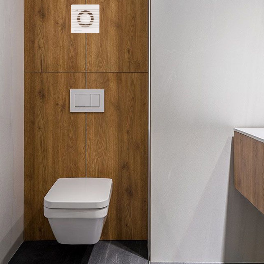 Extractor para baño/cocina Estévez Ultra Delgado 6 pulg Blanco