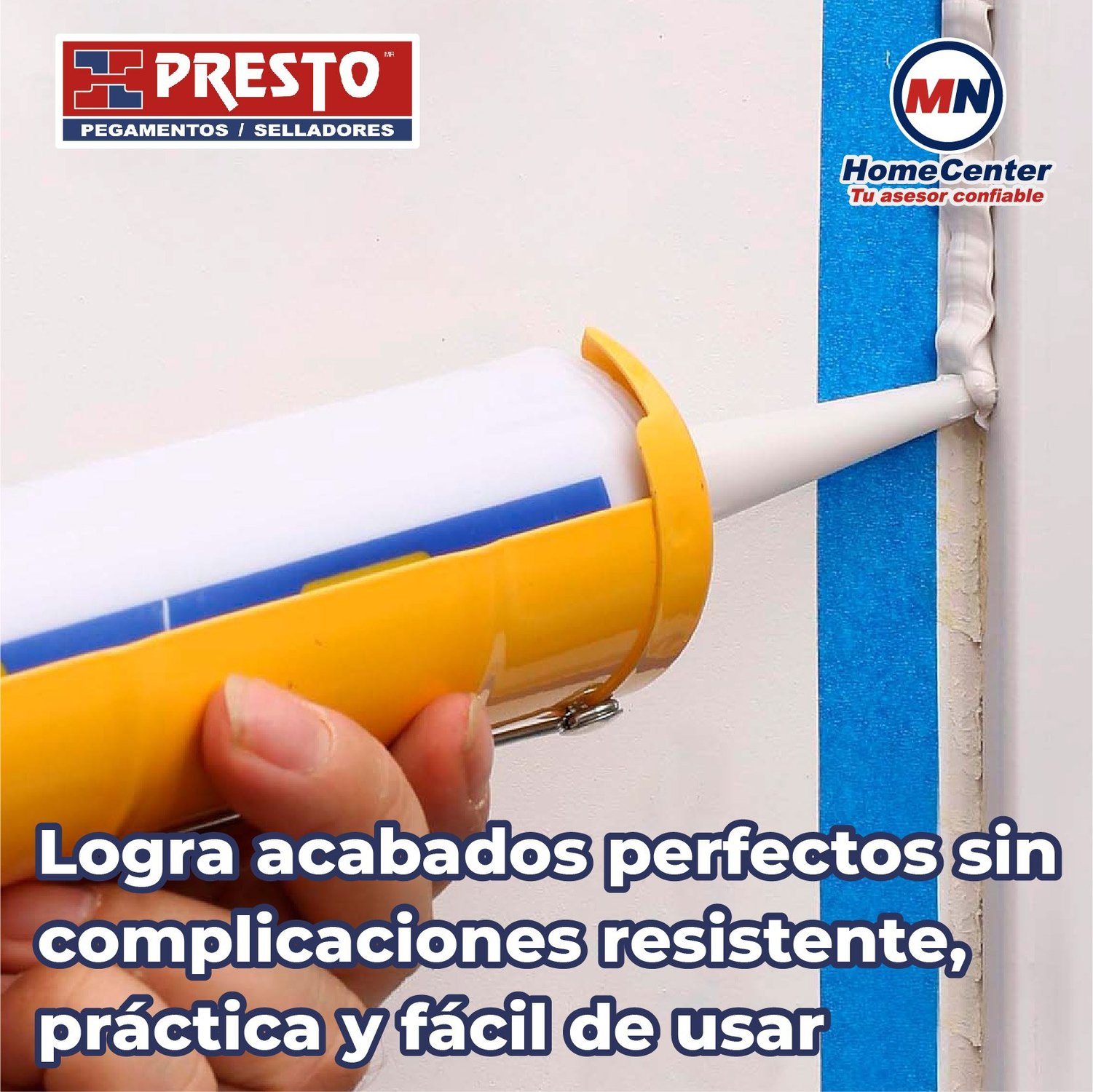 Pistola Calafateadora Presto Atlas Con Girador De Cartucho