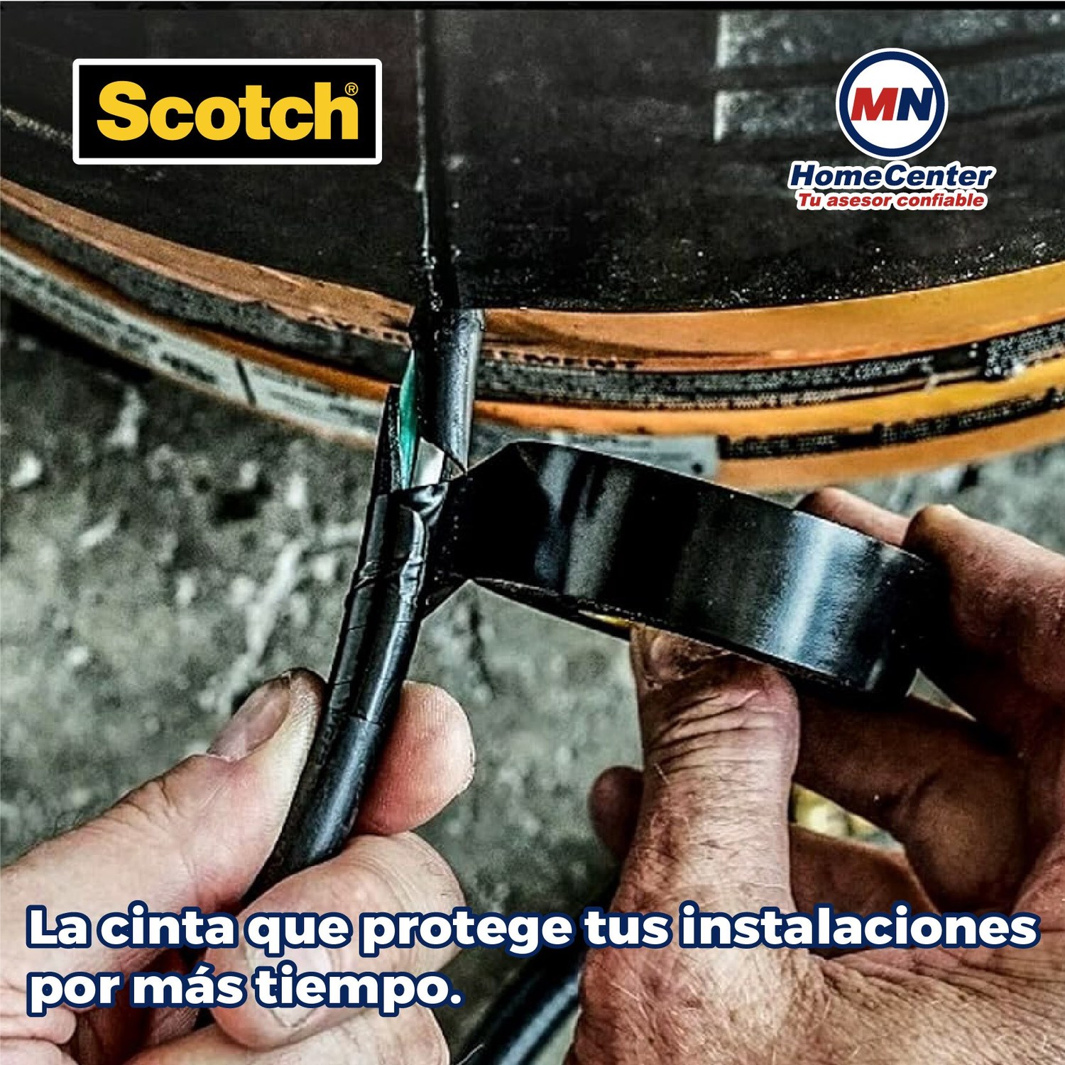 Cinta Aislar Negra Scotch 19 mm x 18 m