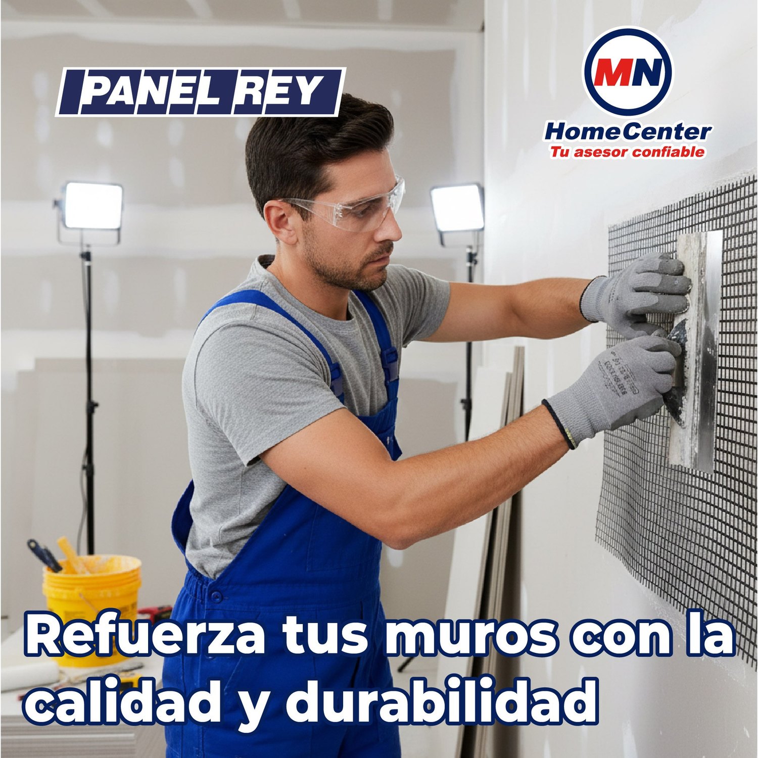 Malla Fibra Vidrio 0.97 ml x 45.7 ml Panel Rey