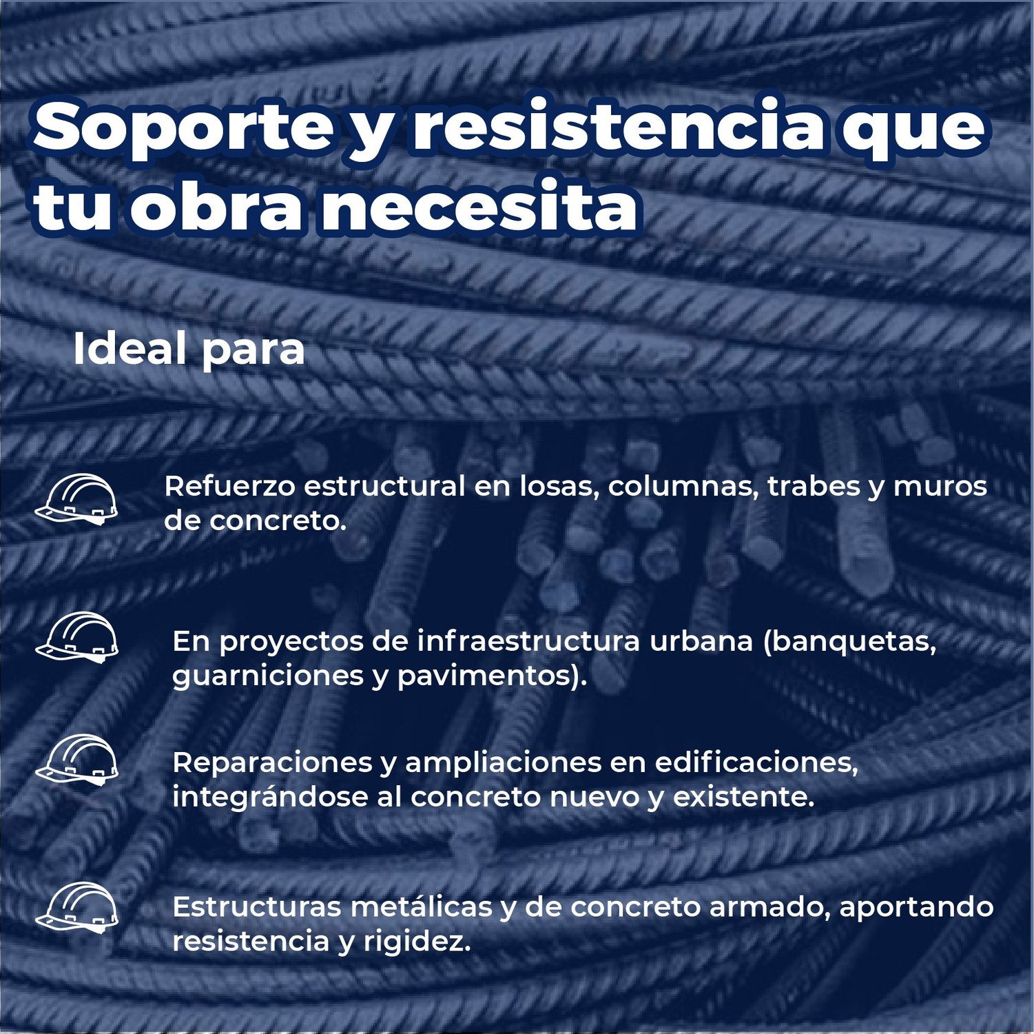 Varilla Recta # 8 1 pulg x 12 ml