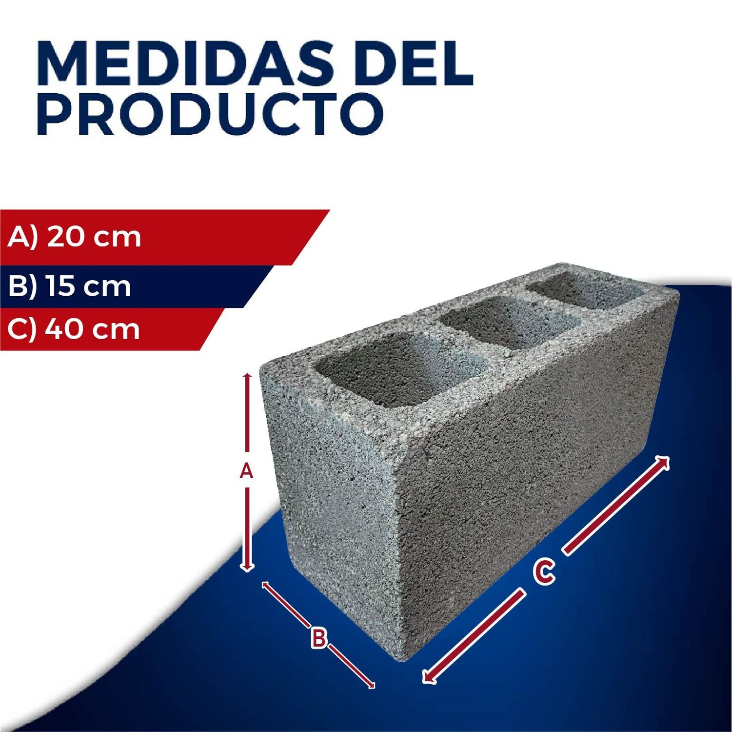 Block Ligero 15 x 20 x 40 cm