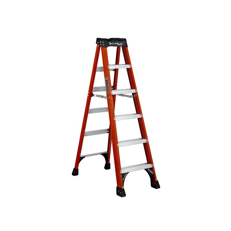 Escalera Tijera Cuprum Fibra Vidrio 5 Peldaños 1.83 m Escalera Tijera Cuprum Fibra Vidrio 5 Peldaños 1.83 m