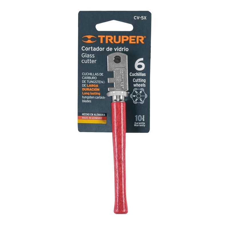 Cortador Vidrio Truper 6 Cuchillas