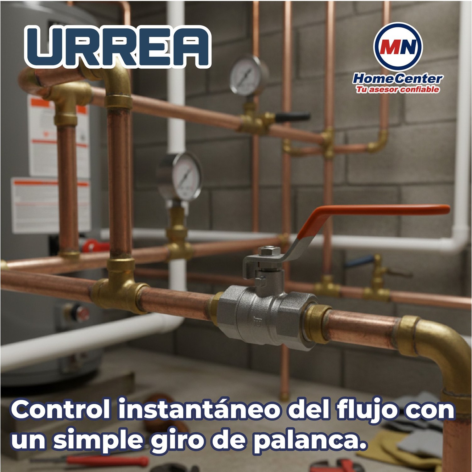 Válvula de Esfera Roscable de laton 025 mm 1 Urrea