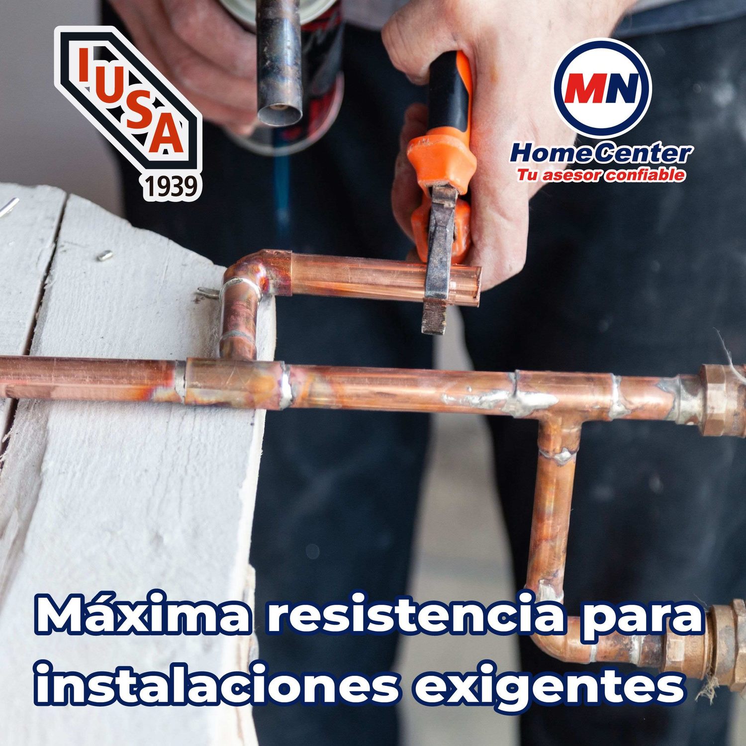 Tubo de Cobre Iusa tipo L ¾ pulg 6.10 m