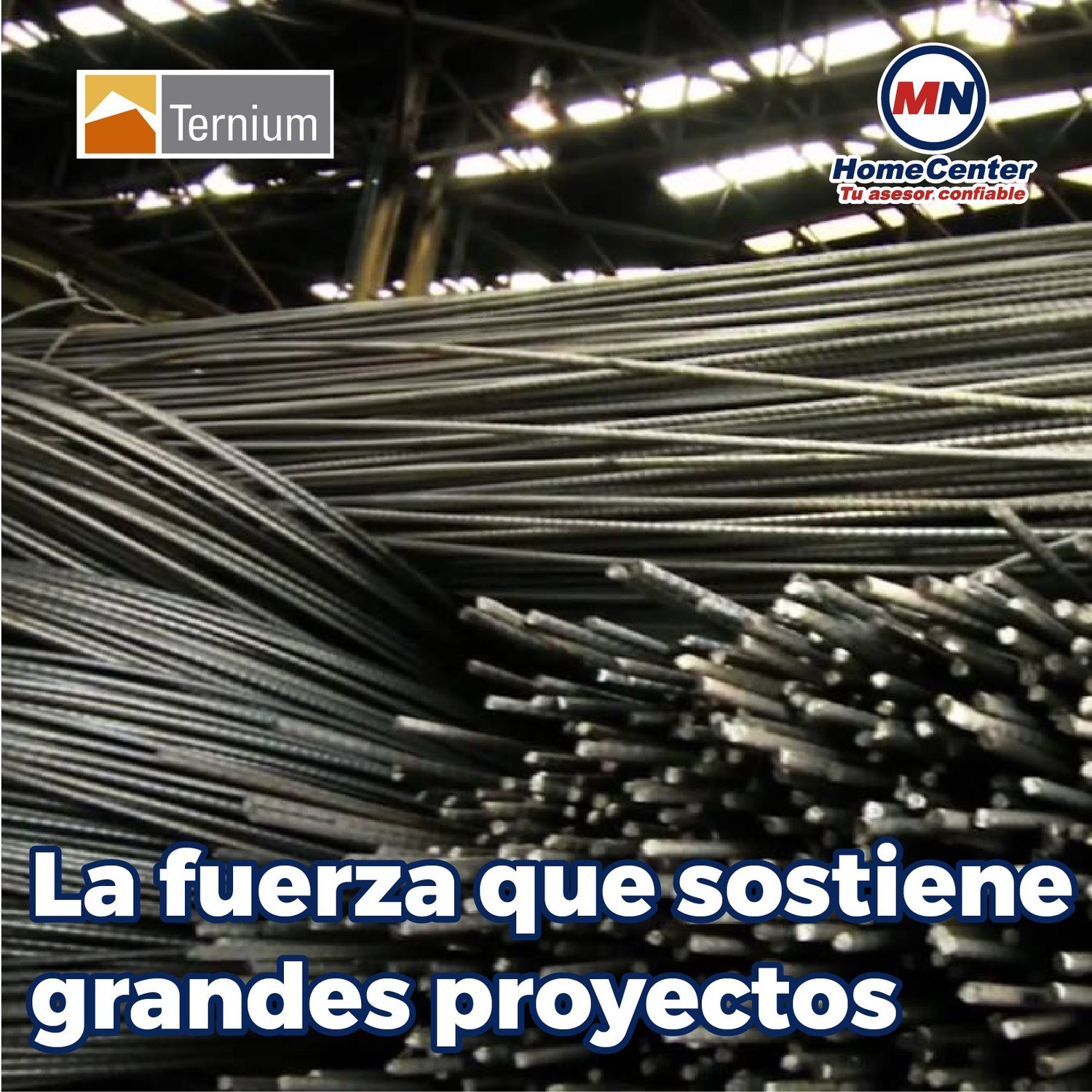 Varilla Recta Ternium núm 12 1½ pulg x 12 ml