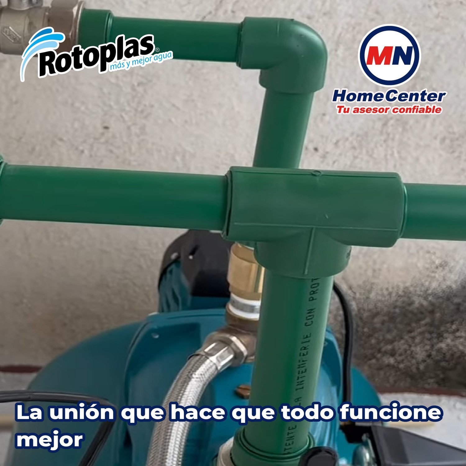 Tee Tuboplus Rotoplas 1¼ pulg para Instalaciones Hidráulicas