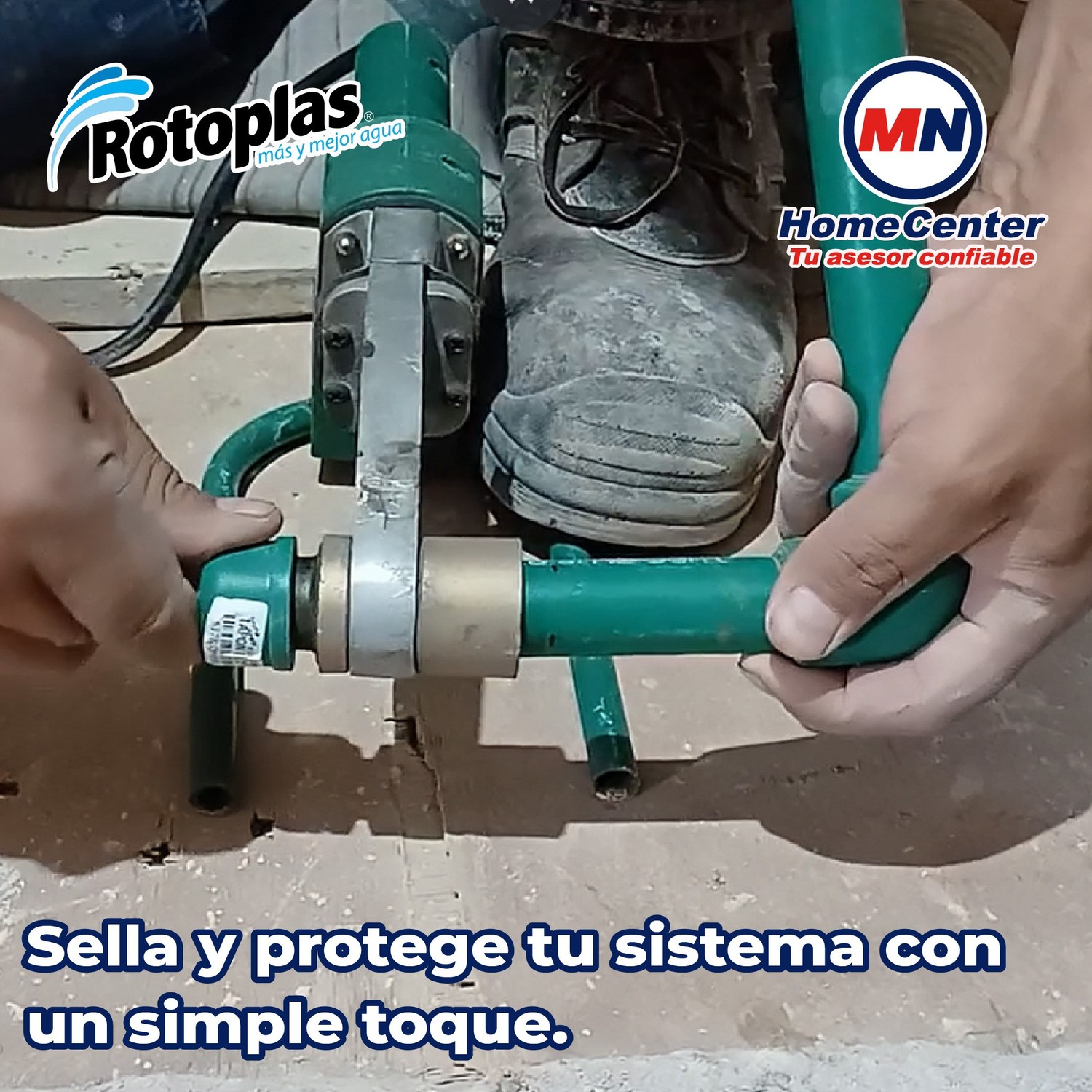 Tapón Tuboplus Hembra Rotoplas ½" Para Instalación Hidráulica