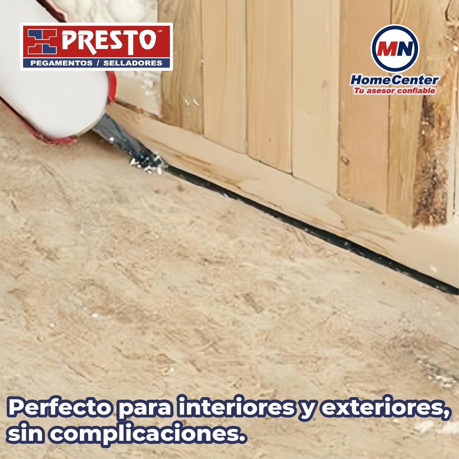 Sellador Acrílico Siliconizado Negro Skycril Presto 300 ML