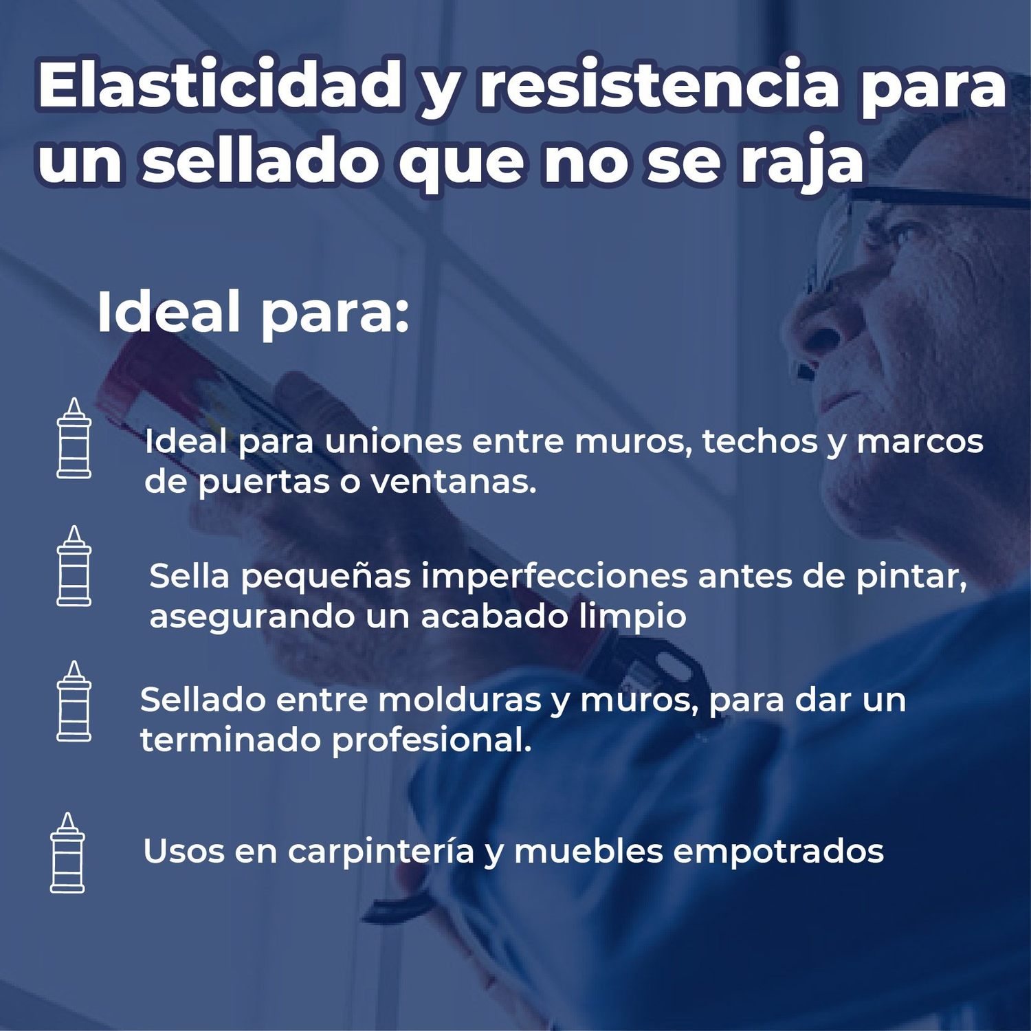 Sellador Acrílico Siliconizado Negro Skycril Presto 300 ML