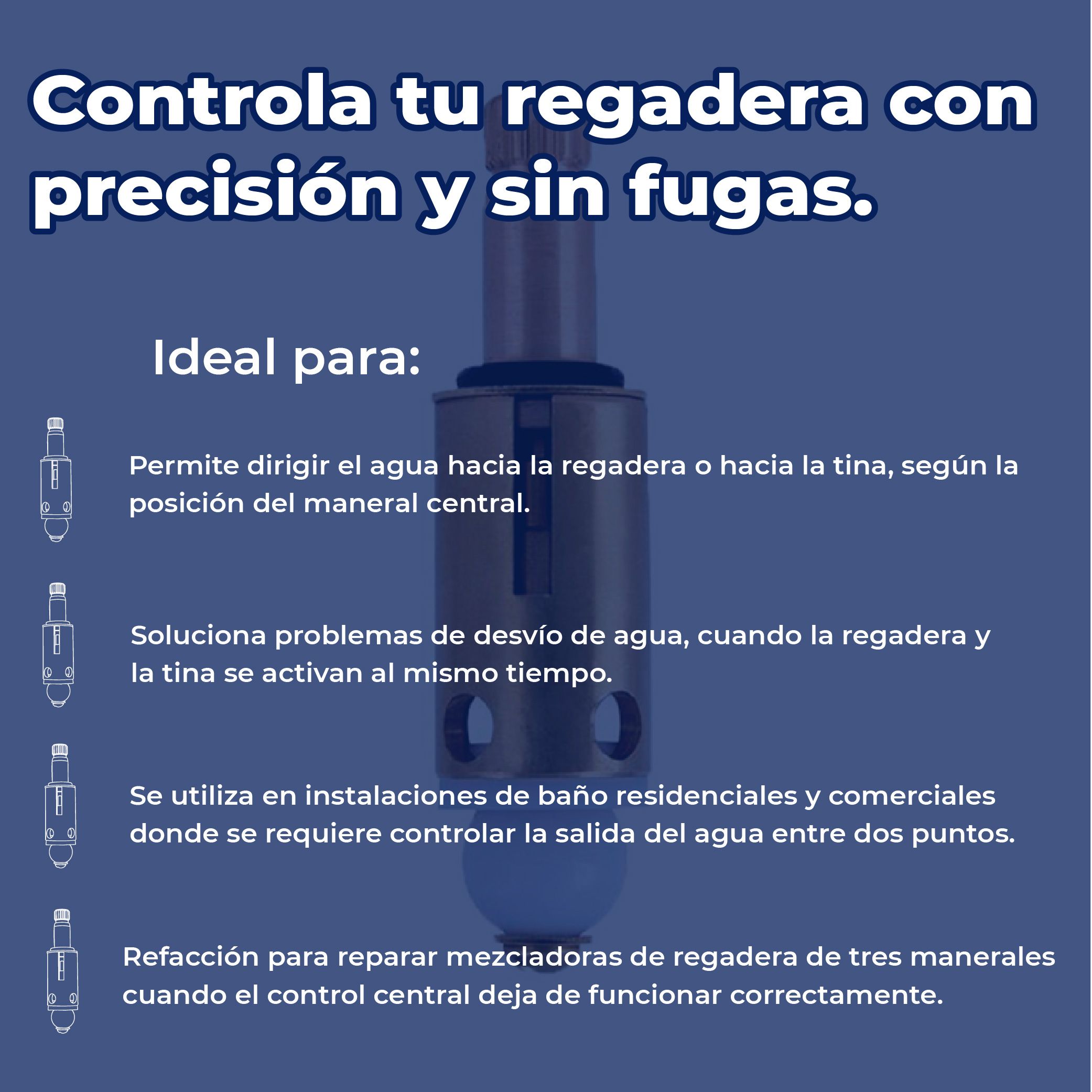 Valvex Central Cuerpo Triple Helvex