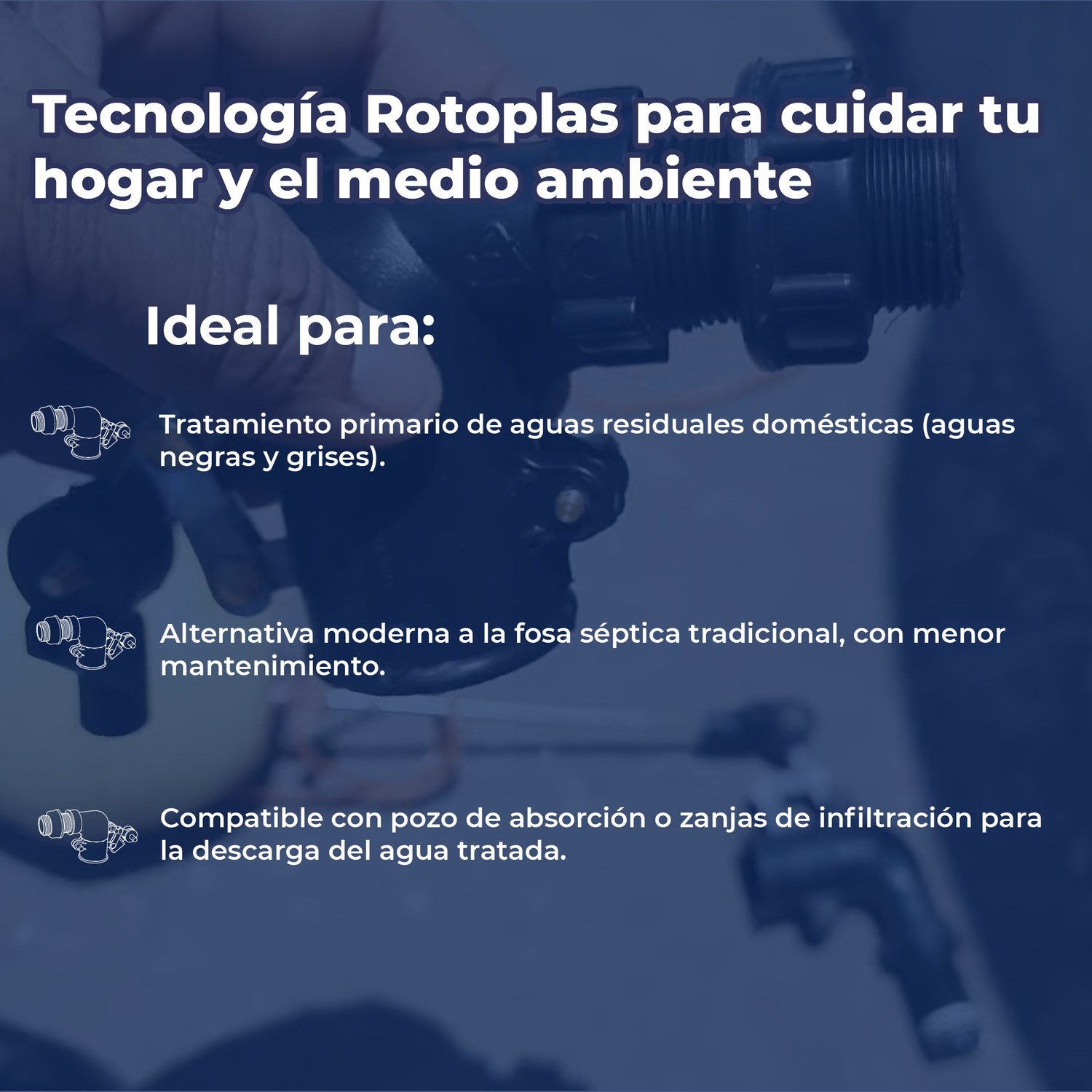 Válvula Tinaco Llenado Plástico Alta Resistencia ½ pulg Rotoplas