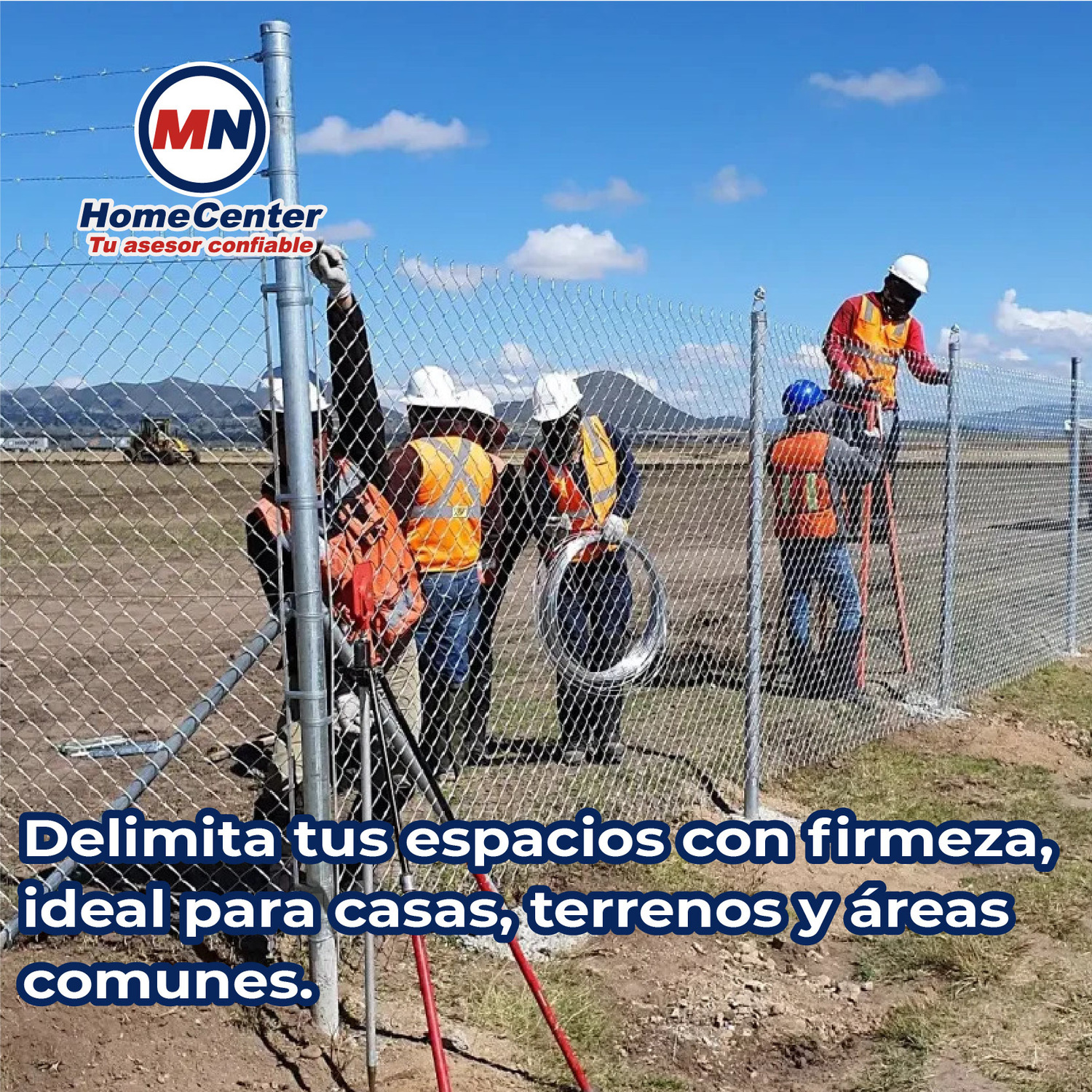 Malla Ciclónica Galvanizada DeAcero 1.50 x 20 M Calibre 13