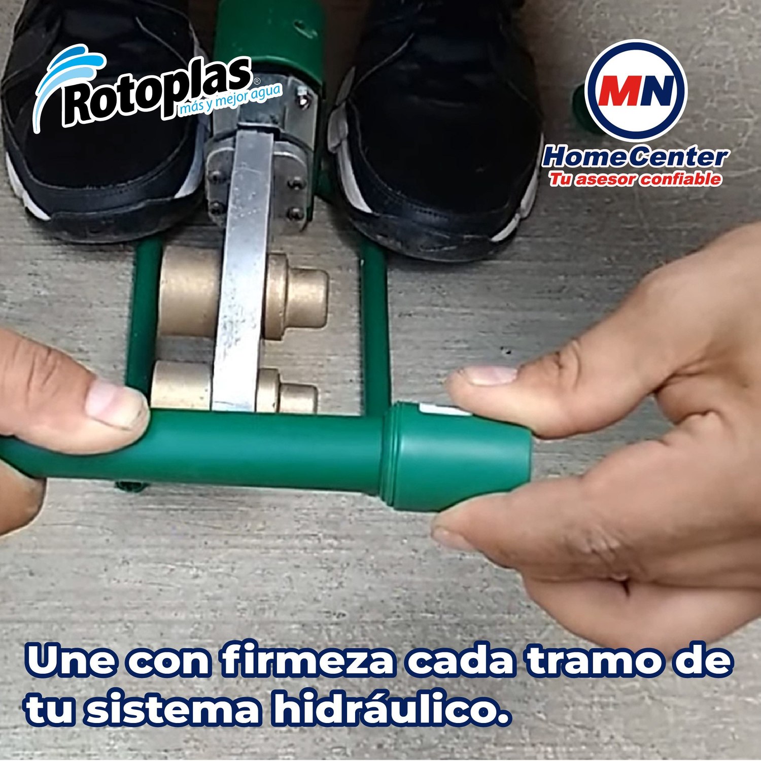 Cople Tuboplus 2½ pulg Unión Hidráulica para Tubería Rotoplas