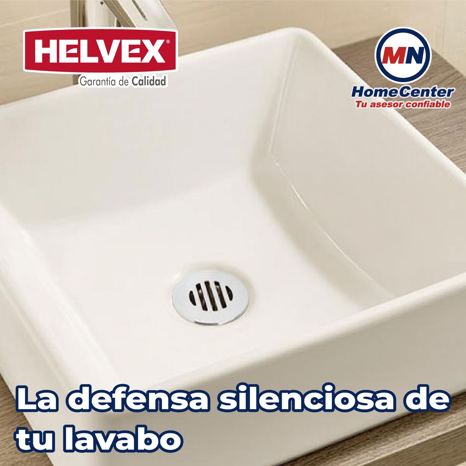Contra de Rejilla Para Lavabo Sin Rebosadero Helvex TH0-59