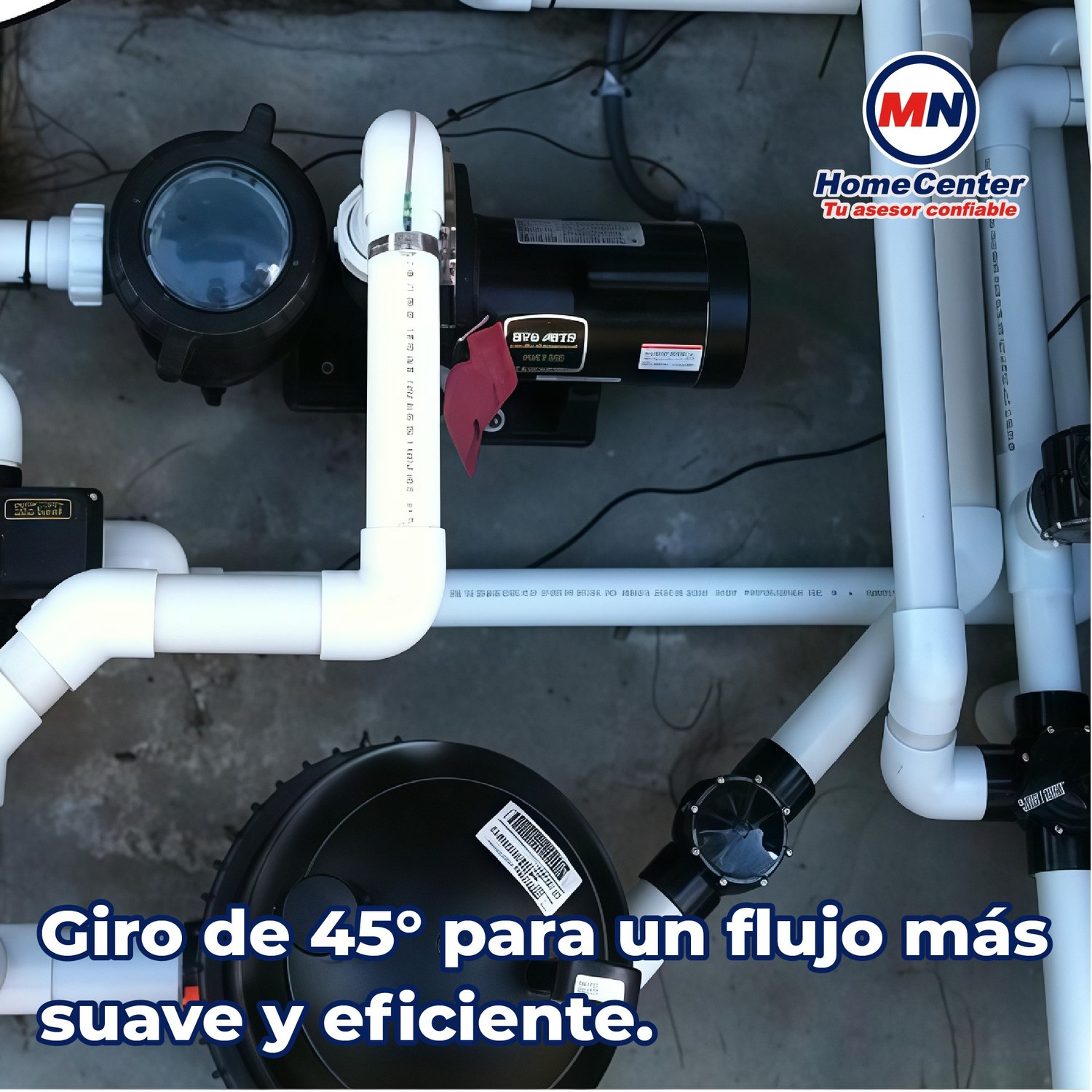 Codo PVC Sanitario 4 45 Grados 100 mm