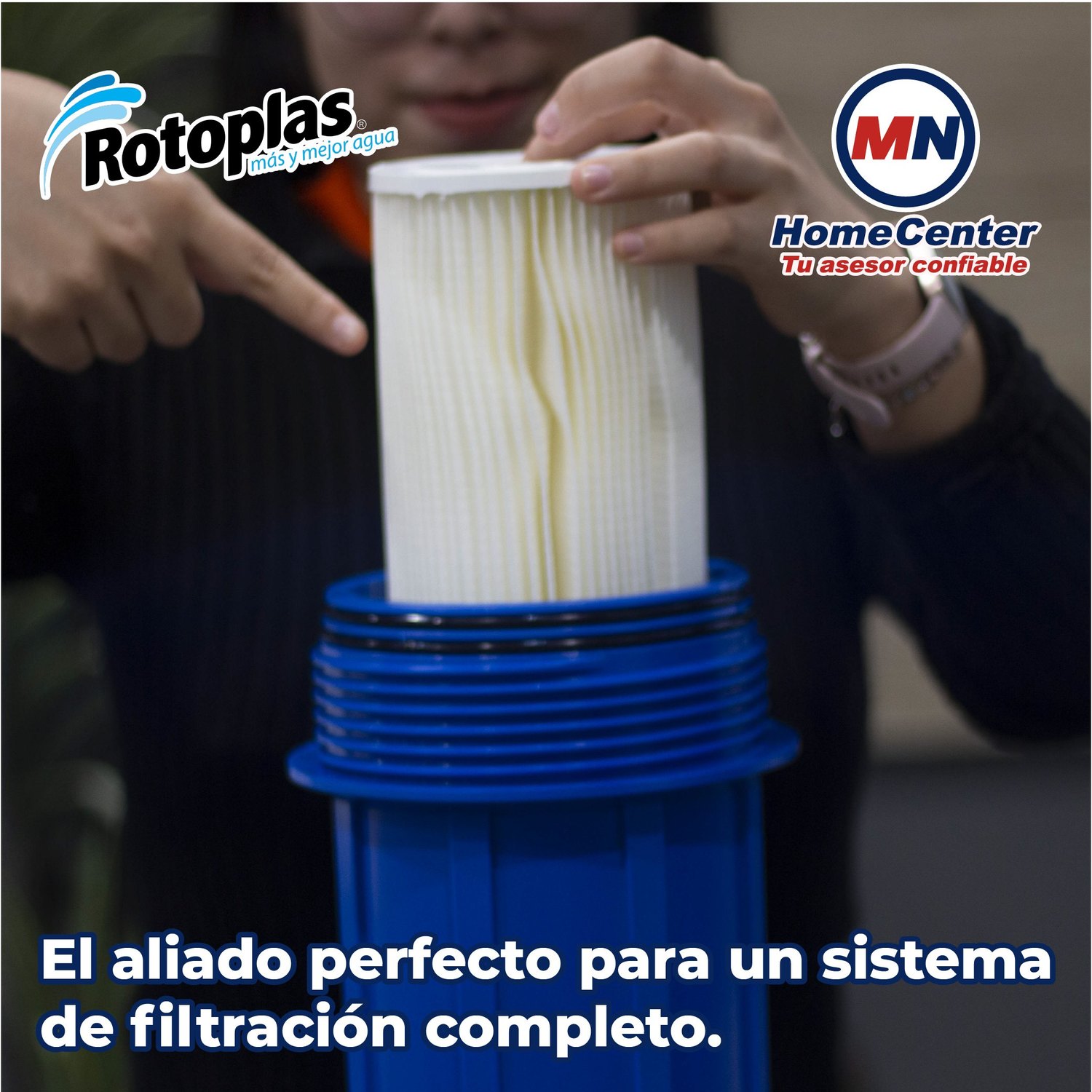 Cartucho Rotoplas Polipropileno Filtro Jumbo 25 cm