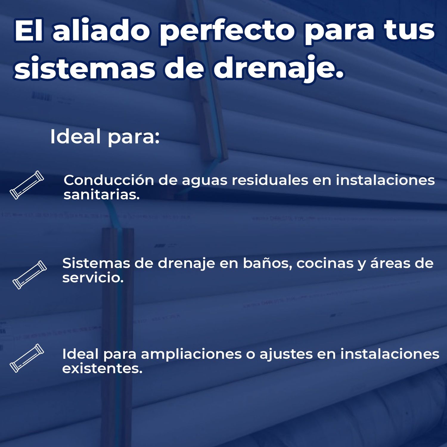 Tubo PVC Sanitario San Norma 75 MM 3 (6M)