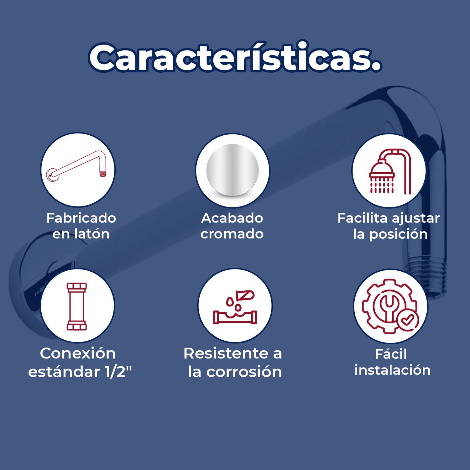 Brazo Chapetón Angular Helvex TR-035