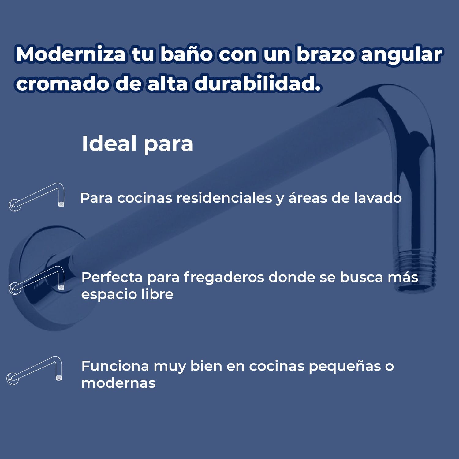 Brazo Chapetón Angular Helvex TR-035