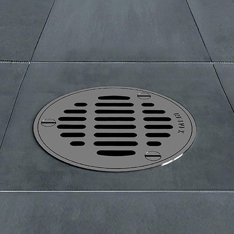 Coladera Alta Tres Bocas Helvex Rejilla Redonda 28