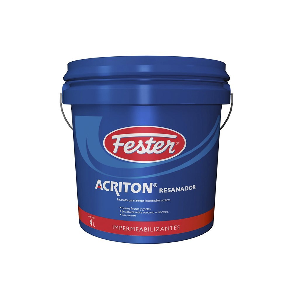 Resanador Acrílico Acriton Fester 4 L